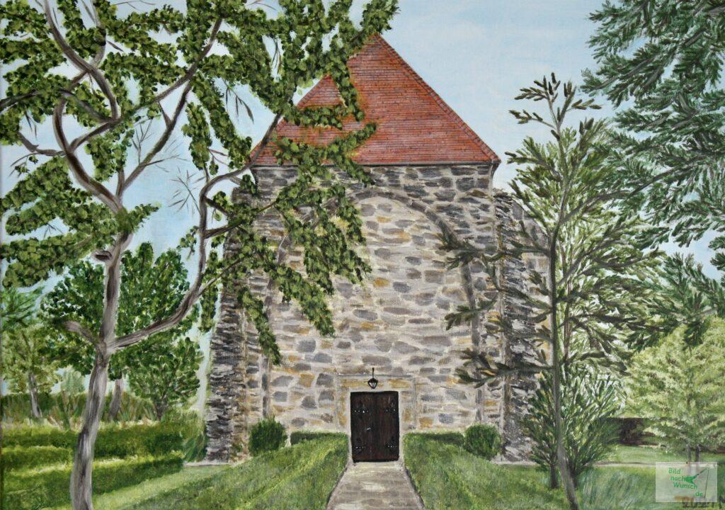Klostergarten Stadthagen Acryl-Malerei