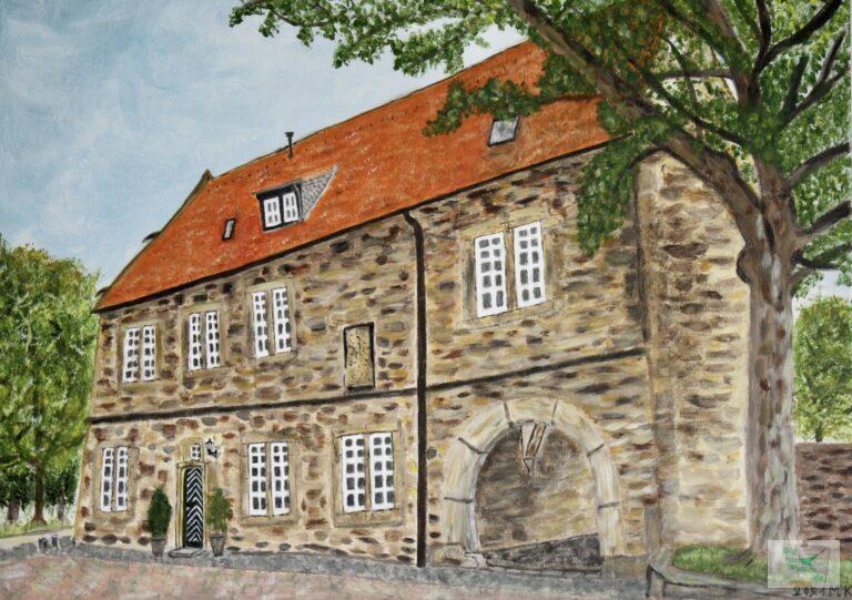 Alte Lateinschule Stadthagen Acryl-Malerei