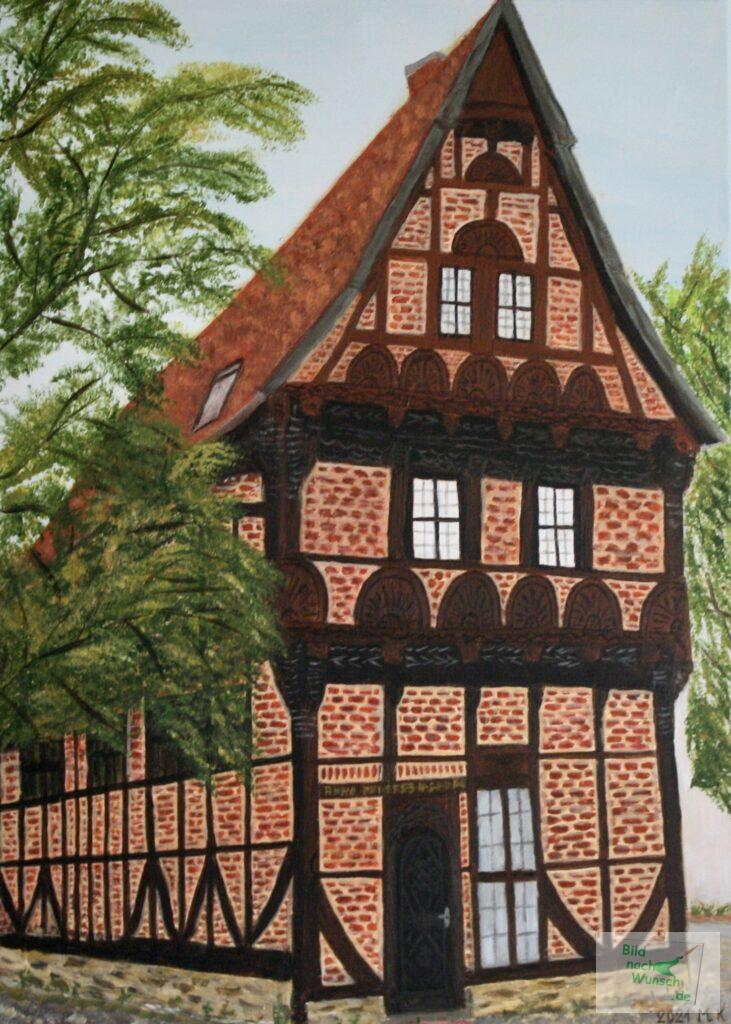 Amtspforte Stadthagen Acryl-Malerei