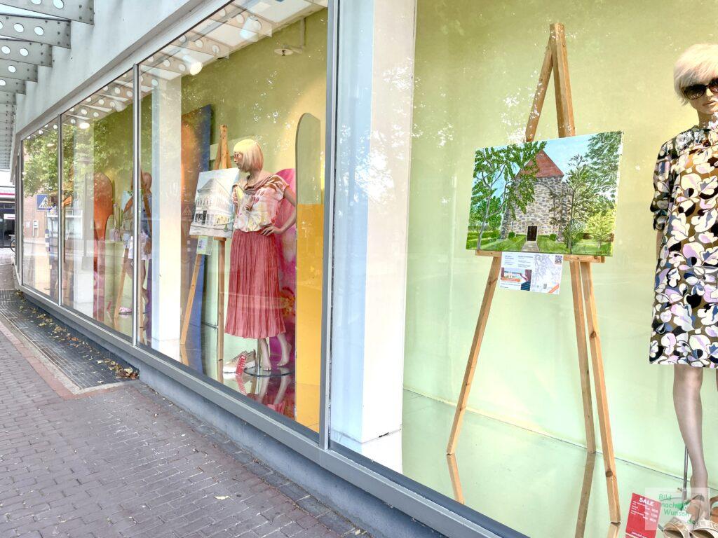 Ausstellung meiner Acryl-Bilder im Kaufhaus Hagemeyer Stadthagen