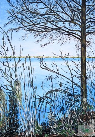 Steinhuder Meer in Acryl auf Leinwand